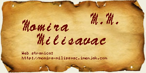 Momira Milisavac vizit kartica